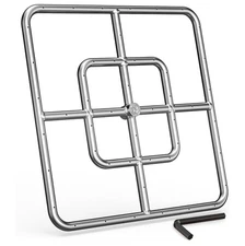 Onlyfire Square Stainless Steel Drop-in Fire Pit 12 inch Burner Ring New In Box