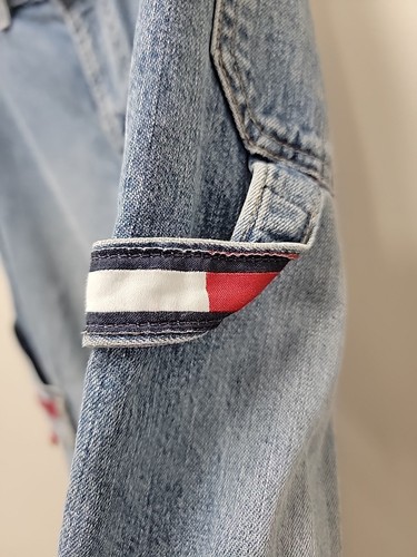 Vintage Tommy Hilfiger Carpenter Jeans Mens 32x34 Rap Hip Hop - Picture 5 of 22