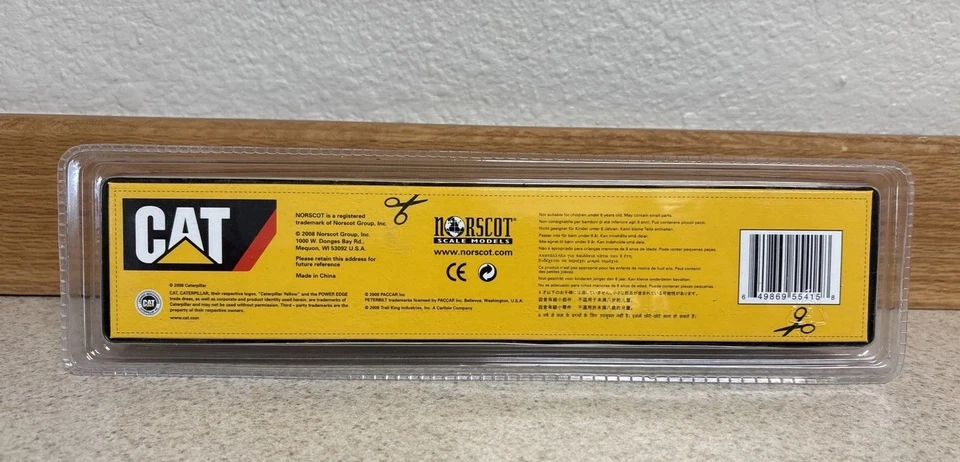 Remolque Norscot Peterbilt 389 King Lowboy Cat 315C L excavadora hidráulica 1:87 Foto 4 de 4