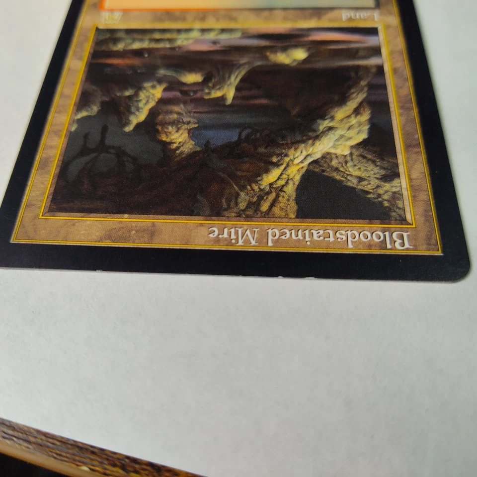 MTG Bloodstained Mire Onslaught - Signed by Artist Rob Alexander - Image 3 of 3