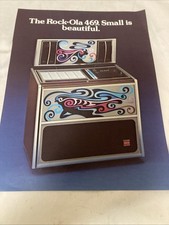 Rock- Ola 469 Juke Box Advert / Flyer Original - A4