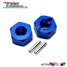 GPM Alu Rear Wheel Hex Adapters 5mm Thick For LOSI 1/18 Mini-T 2.0 1/16 Mini-B