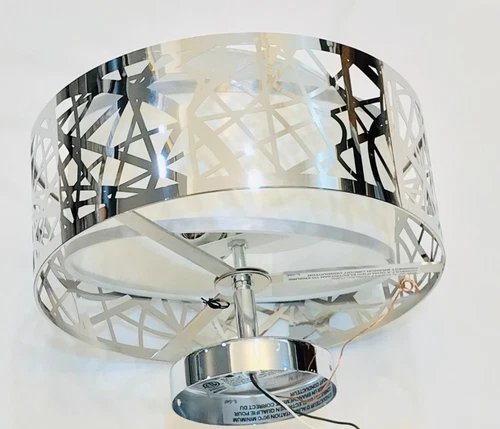 Quoizel PCAE1712, Semi Flush Ceiling Fixture Chrome Abode 2-Light 12"W - Picture 10 of 19