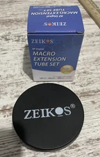 Zeikos Digital AF Macro Extension Tube Set for Nikon DSLR 12/20/36mm & SM Lens
