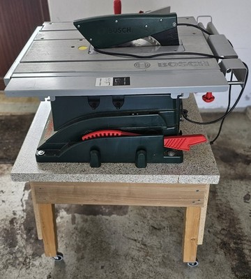 Bosch PTS 10 Tischkreissäge mit Untergestell auf Rollen & Zubehör   guter Zustan
