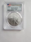 2024 MS70 SILVER EAGLE P MINT GRADED PCGS 1$ DOLLAR 90% AG COIN