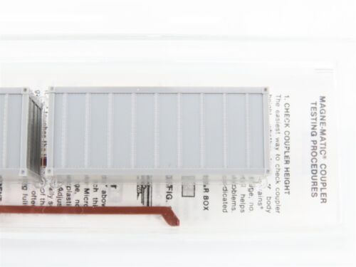 N Scale Micro-Trains MTL 80000 Undecorated 20' Containers 2-Pack - Picture 3 of 7