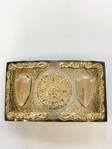 14k gold belt buckle