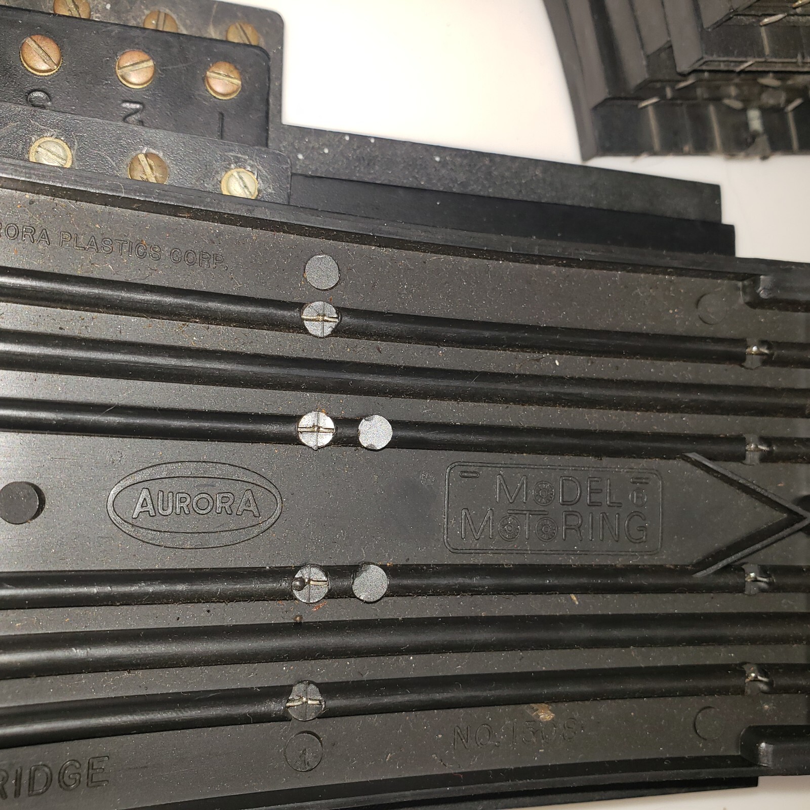 Vintage Aurora Model Motoring Slot Car Racing LOT Track Power Guards