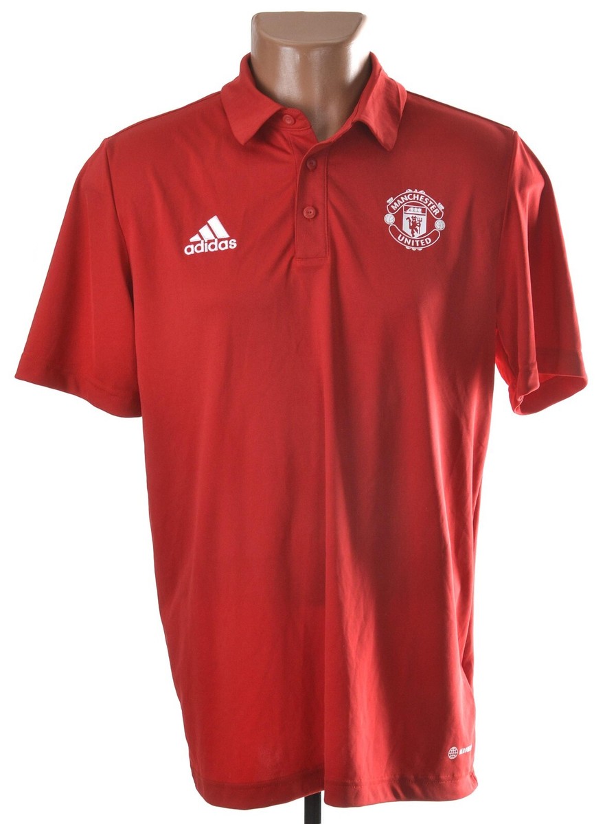ウェア Manchester United Official Polo Shirt L MANCHESTER UNITED 2022/2023 FOOTBALL POLO SHIRT JERSEY