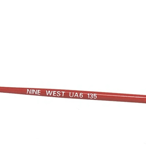 Nine West 131 UA6 Eyeglasses Frames Brown Red Round Full Rim 47-18-135 - Picture 9 of 12