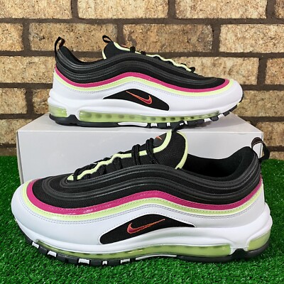 Nike Air Max 97 (Size 9) DD9534-100 'World Tour' White/Black/Magenta/Green  Shoes