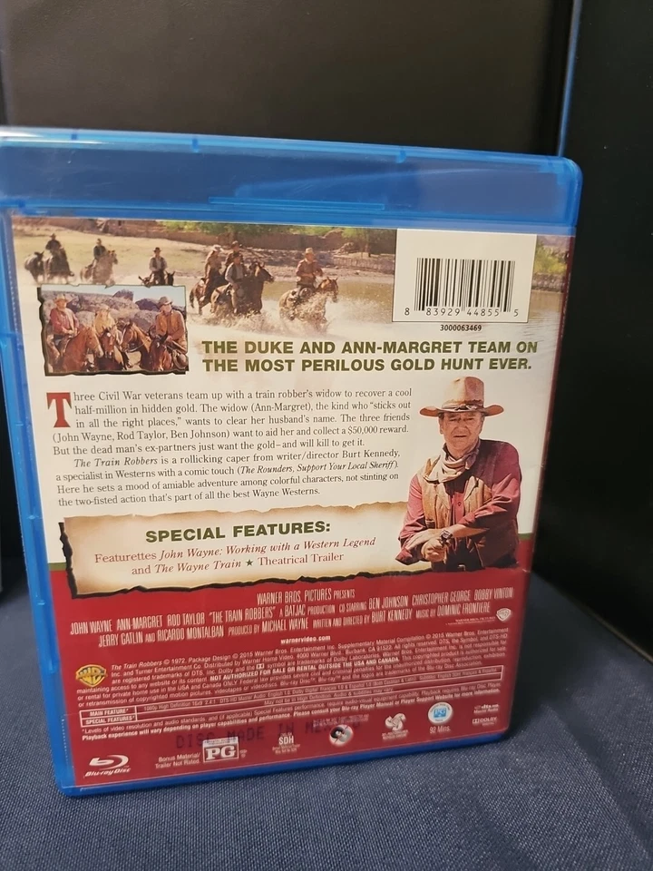 Django Unchained (Blu-ray 3-Disc Set) Best Buy Exclusive + Train Robbers Blu Ray - Image 3 of 4