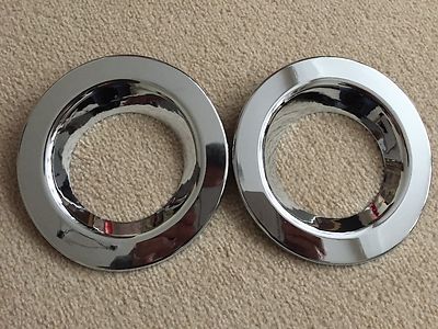 CHROME FOG LIGHT LAMP COVER SURROUNDS FITS LAND ROVER VOGUE L322 2006-2009