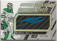 2023-24 Upper Deck Engrained Rookie Signature Shots #RSSMM Matt Murray 107/299