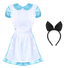 LADIES ALICE DRESS COSTUME FAIRYTALE STORYBOOK WORLD BOOK DAY MOVIE FANCY DRESS