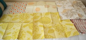 Bundle of Discontinued Designer Wallpaper Samples for Scrap Booking