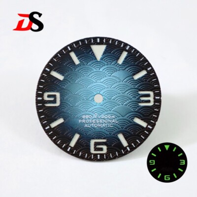 DS Sandwich Wave green luminous Dial No Date NH38