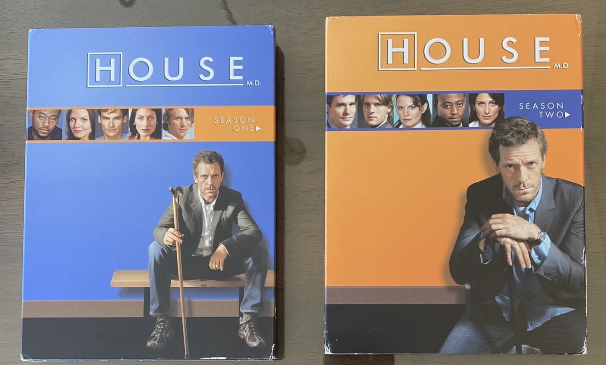 House: Season One & Two 1 & 2 series DVD Set Lot USED 25192960024  