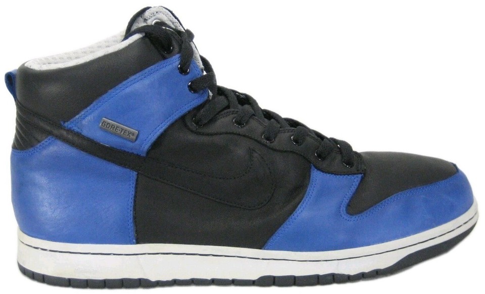 VTG 2007 NIKE DUNK HIGH PREMIUM GORTEX Blue Black (317171-401)‎ - SIZE 13 - Used Nike SB Dunk High Premium  main image 3