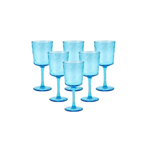 Clear Crystal Effect Acrylic Plastic Drinking Glasses Cup Reusable Picnic Garden - Picture 36 of 37