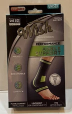 WISH Premium Ankle Support Brace Compression Comfortable One Size