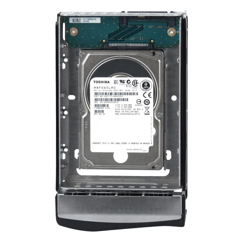 Hard Drive Toshiba Supermicro 600GB 10000RPM 16MB SAS-2 MBF260LRC 3.5" Inch - Image 2 of 3