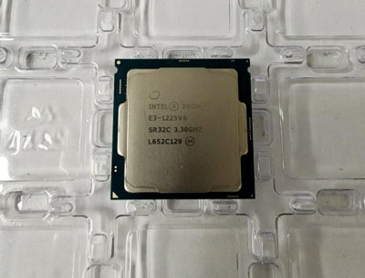 Intel Xeon E3-1225 v6 Quad Core 8MB Cache 3,3GHz 8GT/s CPU - SR32C