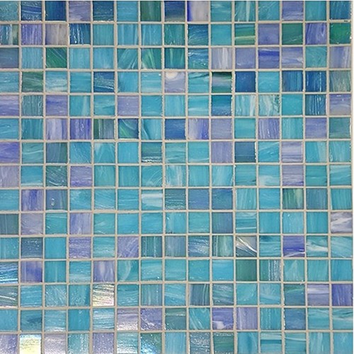 Mosaic Corp Modena Italian Glass Mosaic Swimming Pool Waterline Tiles - Picture 3 of 3