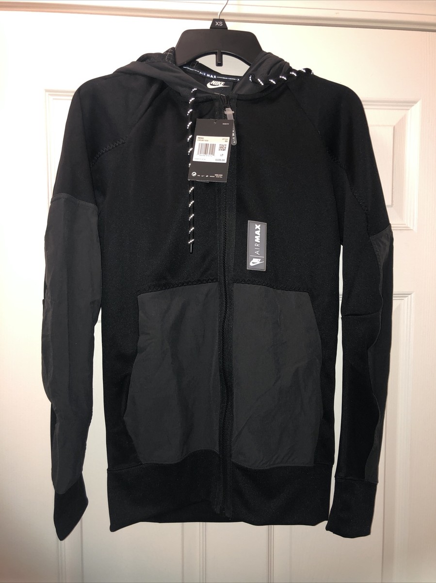 Nike Air Max Full-Zip Jacket Hoodie Sportswear Club Sz XS CW5387
