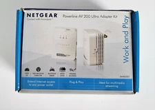 Netgear Powerline AV 200 Mbps XAVB2001 Ultra Adapter Kit Network White