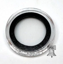 1 Air-tite Coin Holder Capsule Model A Black Ring 19mm 1/2oz Gold Sovereign Case