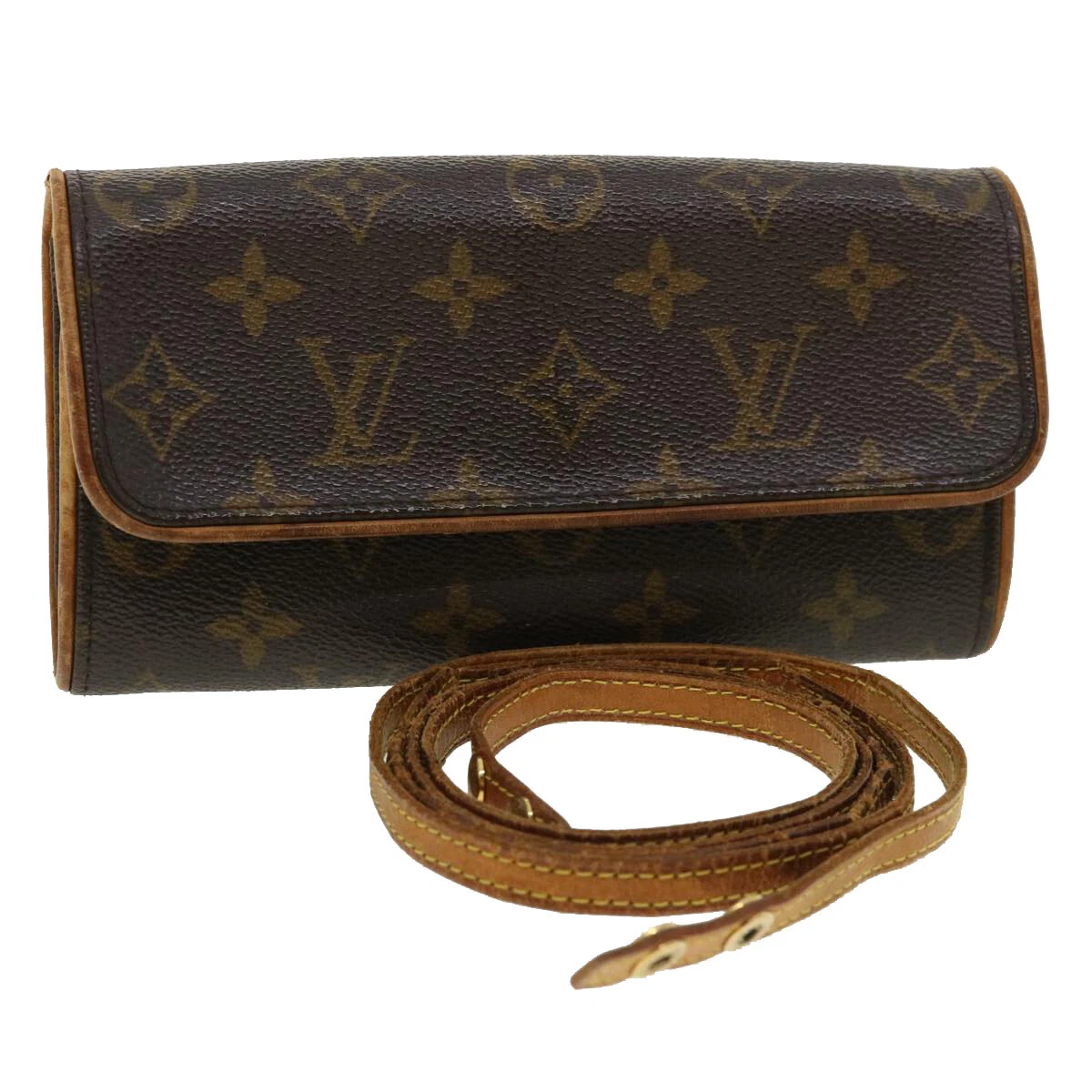 LOUIS VUITTON Monogram Twin PM Pochette Shoulder Handbag