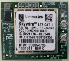 Nimbelink Skywire NL-SW-LTE-S7648 4G LTE modem module