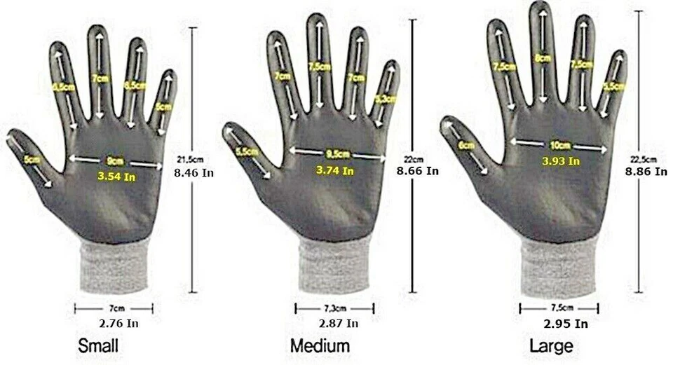 Paquete de 10 guantes de trabajo protectores de nailon recubiertos con agarre de nitrilo micro espuma 3M grises Foto 4 de 4