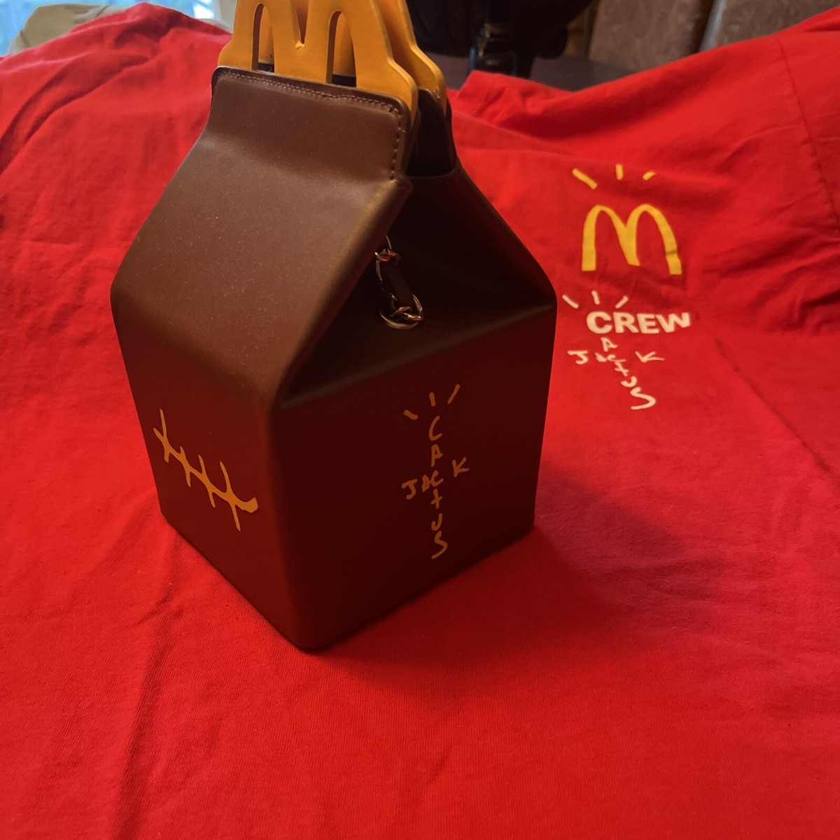 Ultra Rare Cactus Jack Travis Scott x McDonalds Clutch Bag