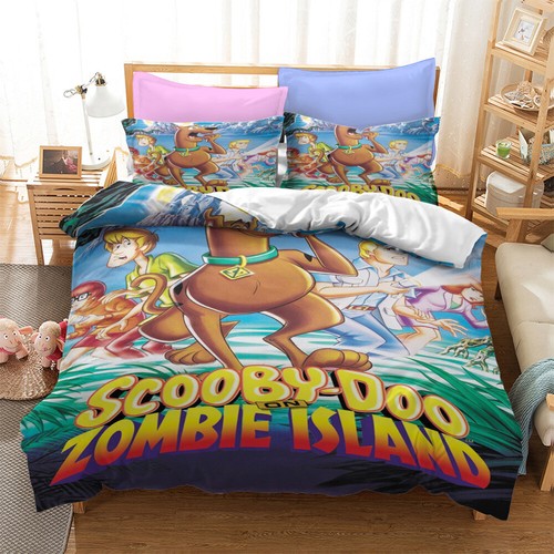 Scooby-Doo Dog Doona Duvet Cover Pillowcase Bedding Set