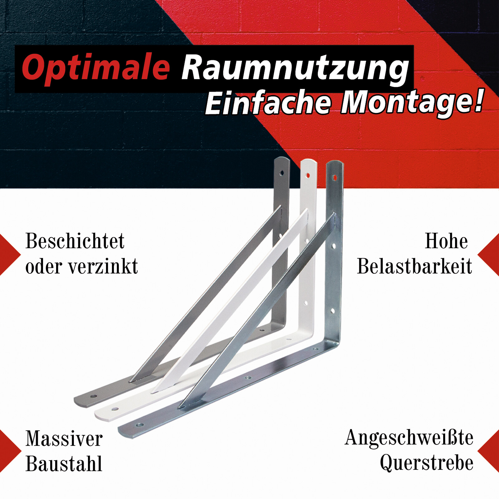 Supporto per carichi pesanti supporto per scaffale console per carichi pesanti angolo per scaffale console supporto per scaffale foto 5