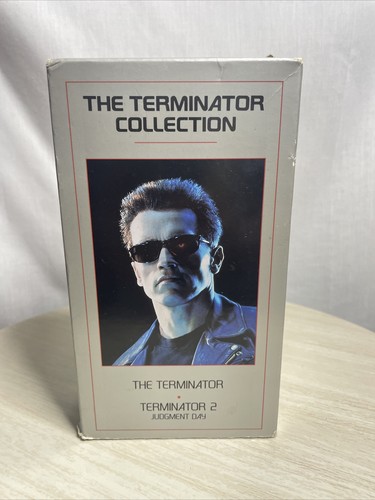 Terminator & Terminator 2 Judgment Day VHS 1991 Collection Used