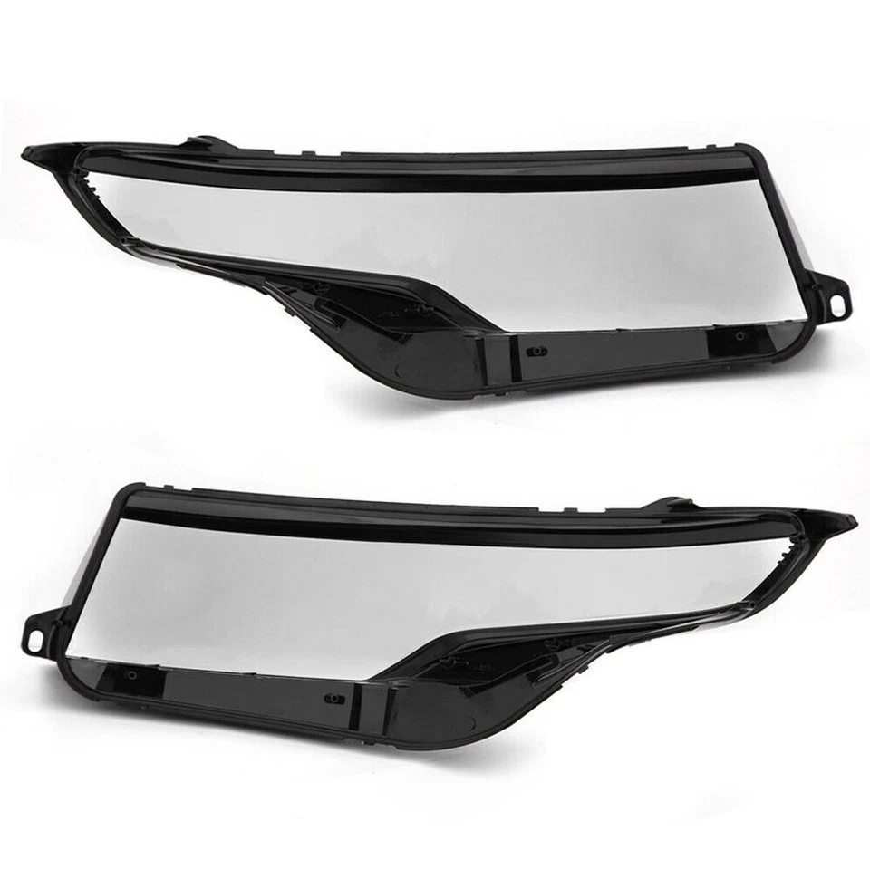 1 par de cubiertas de lente de faros para Land Rover Range Rover Evoque 2012-2019 Foto 4 de 4