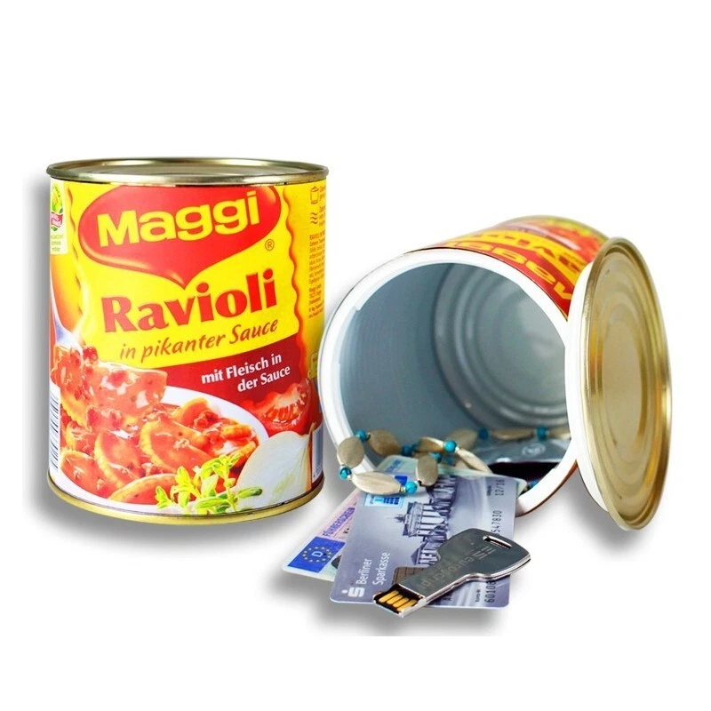 PlasticFantastic Dosensafe Maggi Ravioli - Geheimversteck