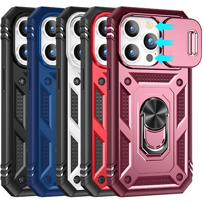 For iPhone 15 Pro Max/Plus 11 13 14 Rugged Phone Case Cover w/ Screen Protector