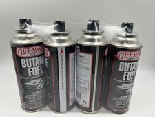 BUTANE FUEL, 8 oz FUEL CARTRIDGE CANS FOUR CANS PER ORDER , FOR PORTABLE STOVES