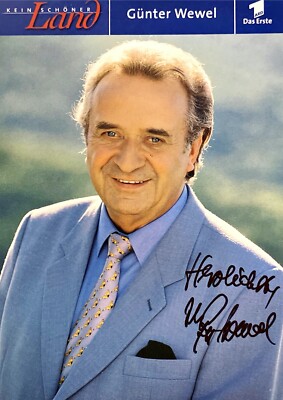 Autograph Günter WEWEL folk music opera singer (bass) 2023   presenter without D xyz