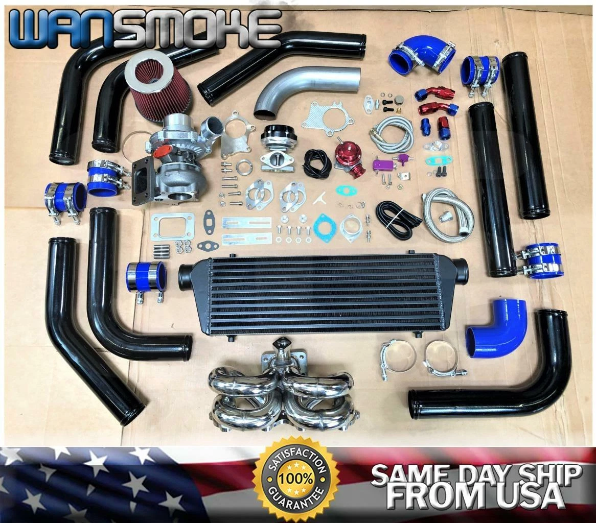 Ram Horn D Series D15 D16 Civic CRX T3T4 .63 Turbo Kit Manifold
