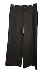 NWT! Urban Outfitters Super Wide Leg High-waist Stretch Pants Black Size 12