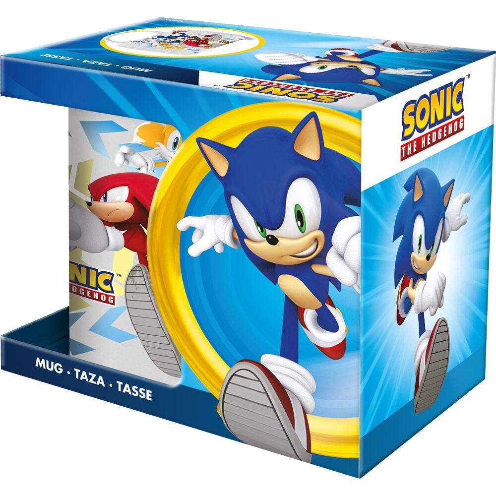 Sonic the Hedgehog Ceramic Mug 325 ml – Official SEGA License, Kids/Adults NEW