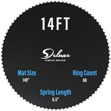 Replacement Trampoline Mat Round Trampoline Safety Pad Replacement Spring Mats