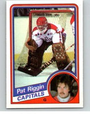 1984-85 O-Pee-Chee #205 Pat Riggin  Washington Capitals V64286