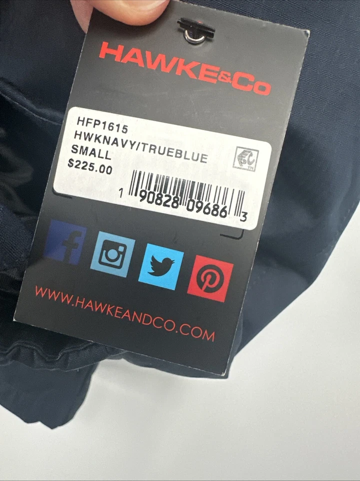 Hawke & Co Men's NWT Coat Size L Blue $225 Hooded Jacket - Image 2 of 4